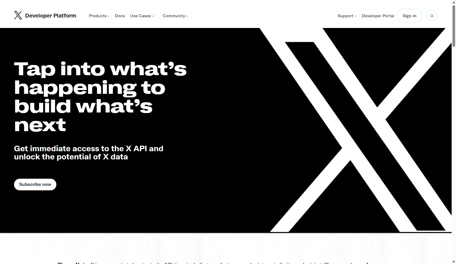 X Developer Platform